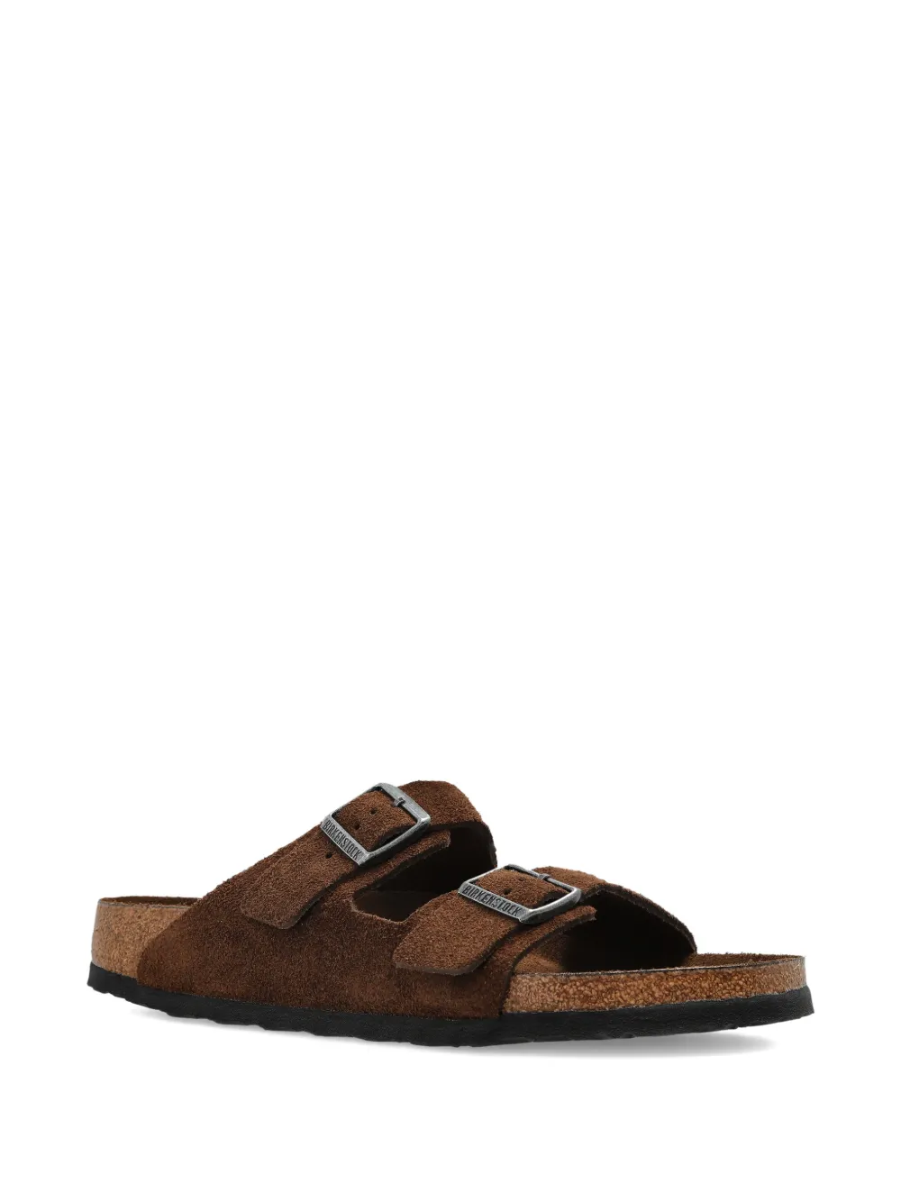 Сандалии Arizona из замши Birkenstock, коричневый — фото 2