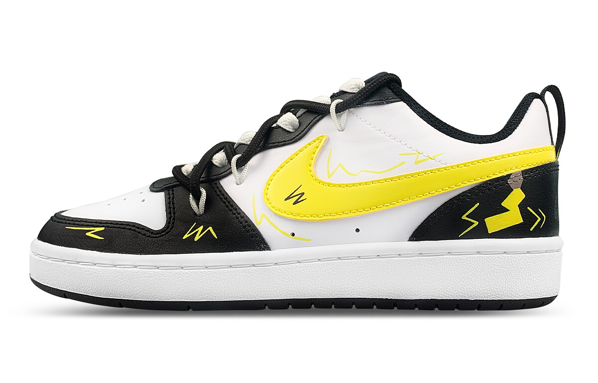 

Кроссовки Nike Court Borough 2 Skateboarding Shoes Women's Low-top White/black/yellow, белый