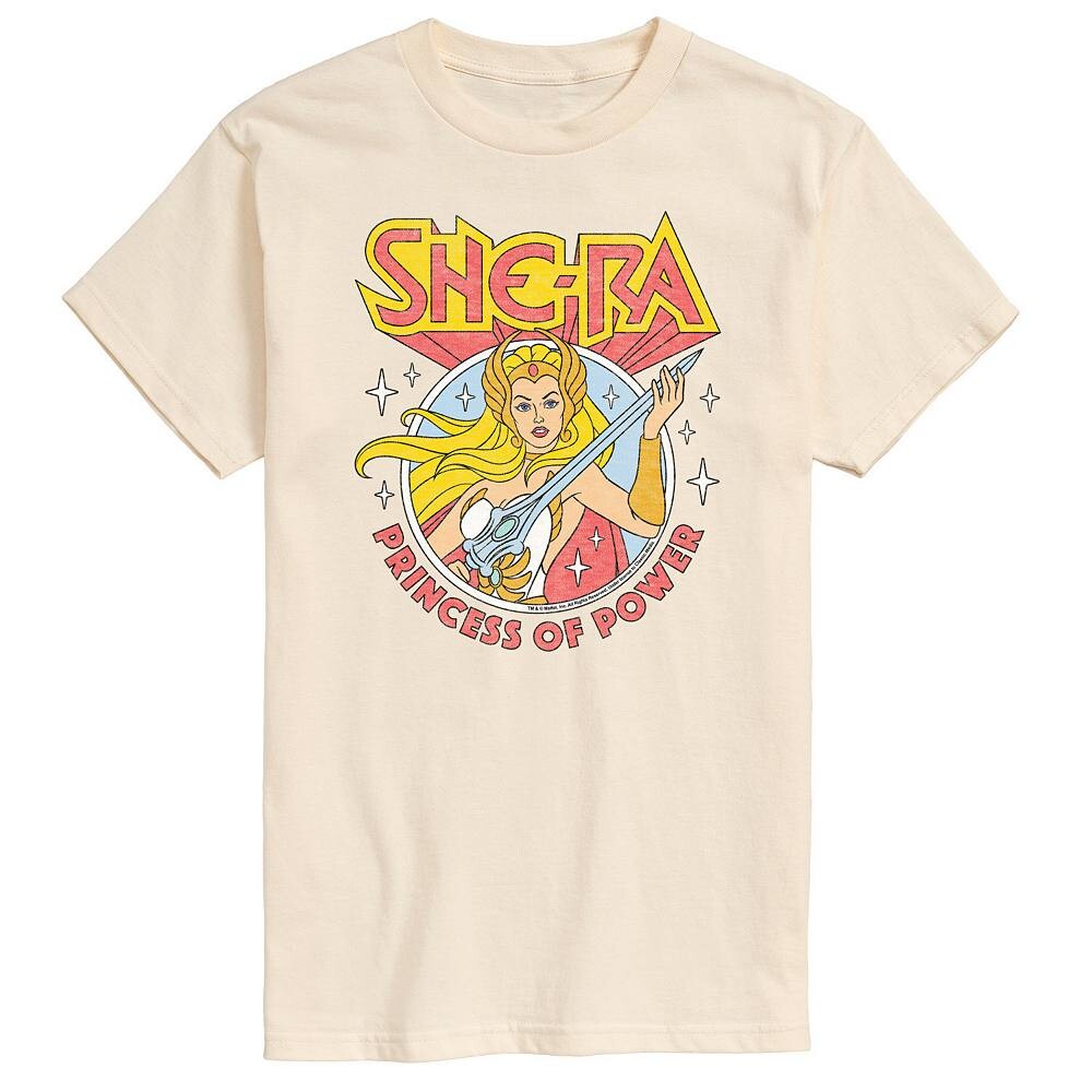 

Мужская футболка с рисунком SheRa Princess Of Power Licensed Character, бежевый