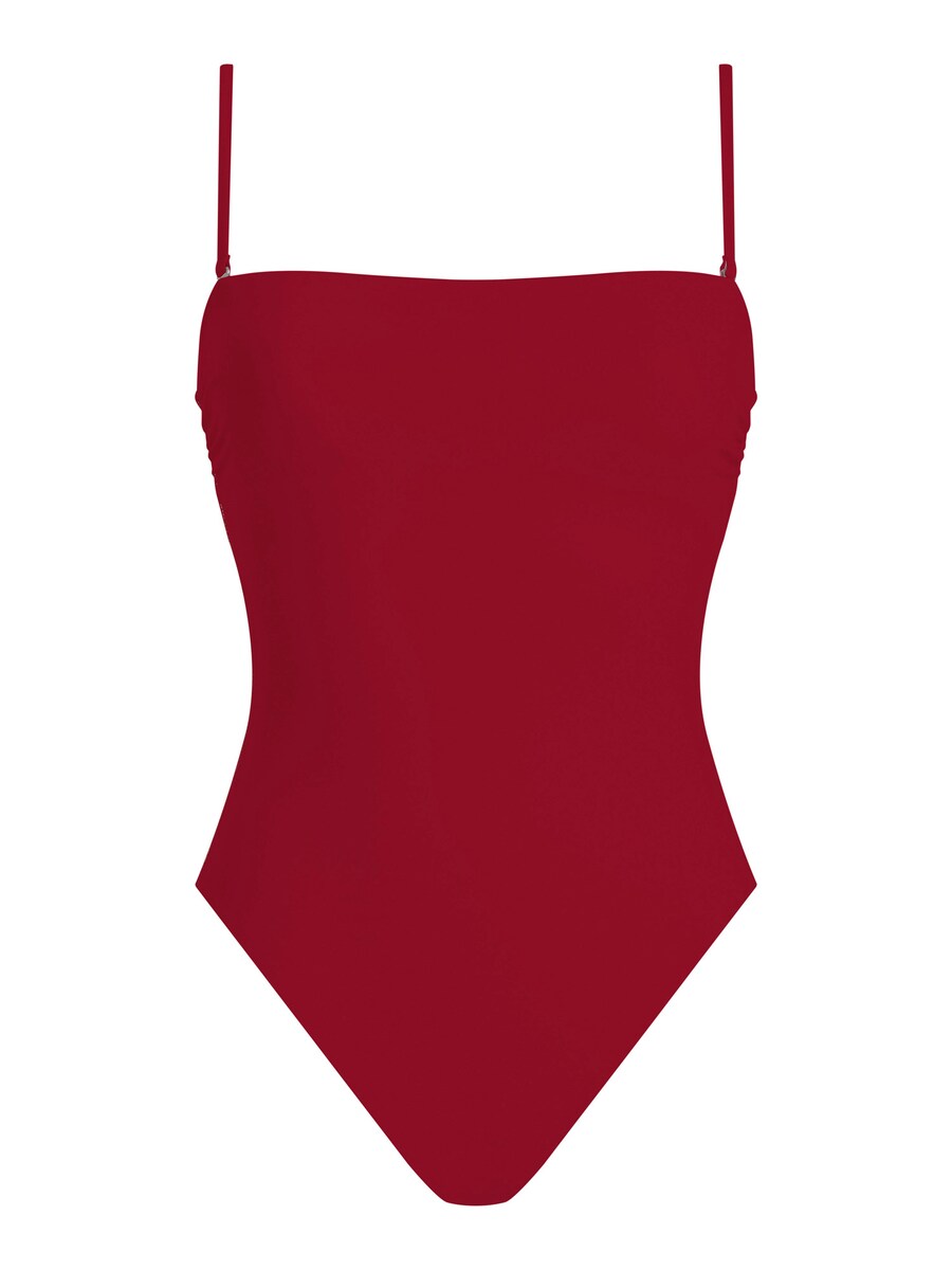 

Купальник бандо Calvin Klein Swimwear, темно-красный