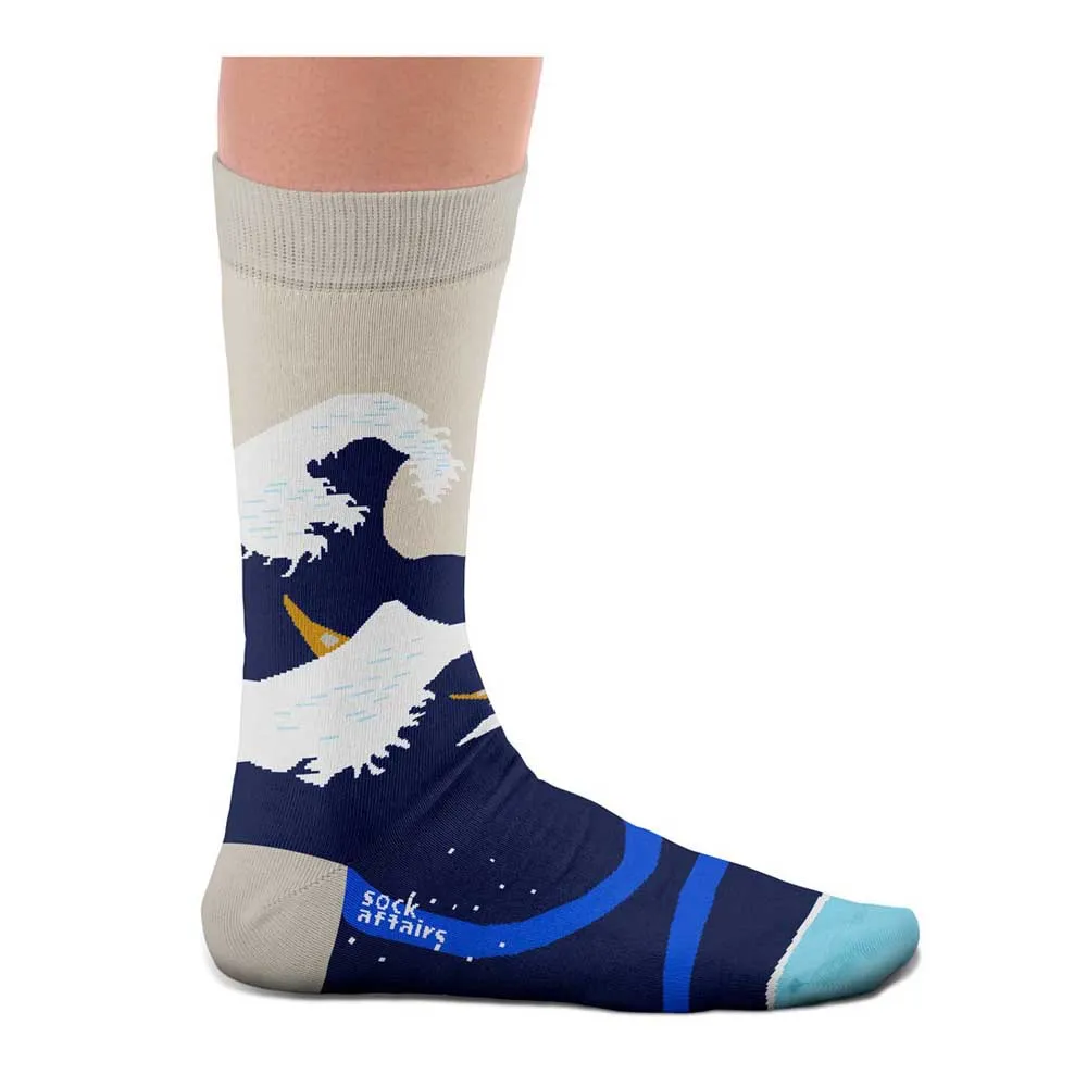 

Носки Sock Affairs Great Wave long, синий