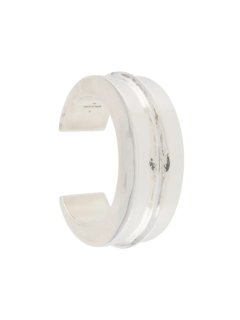 

Массивный браслет-кафф Parts of Four, серебяный