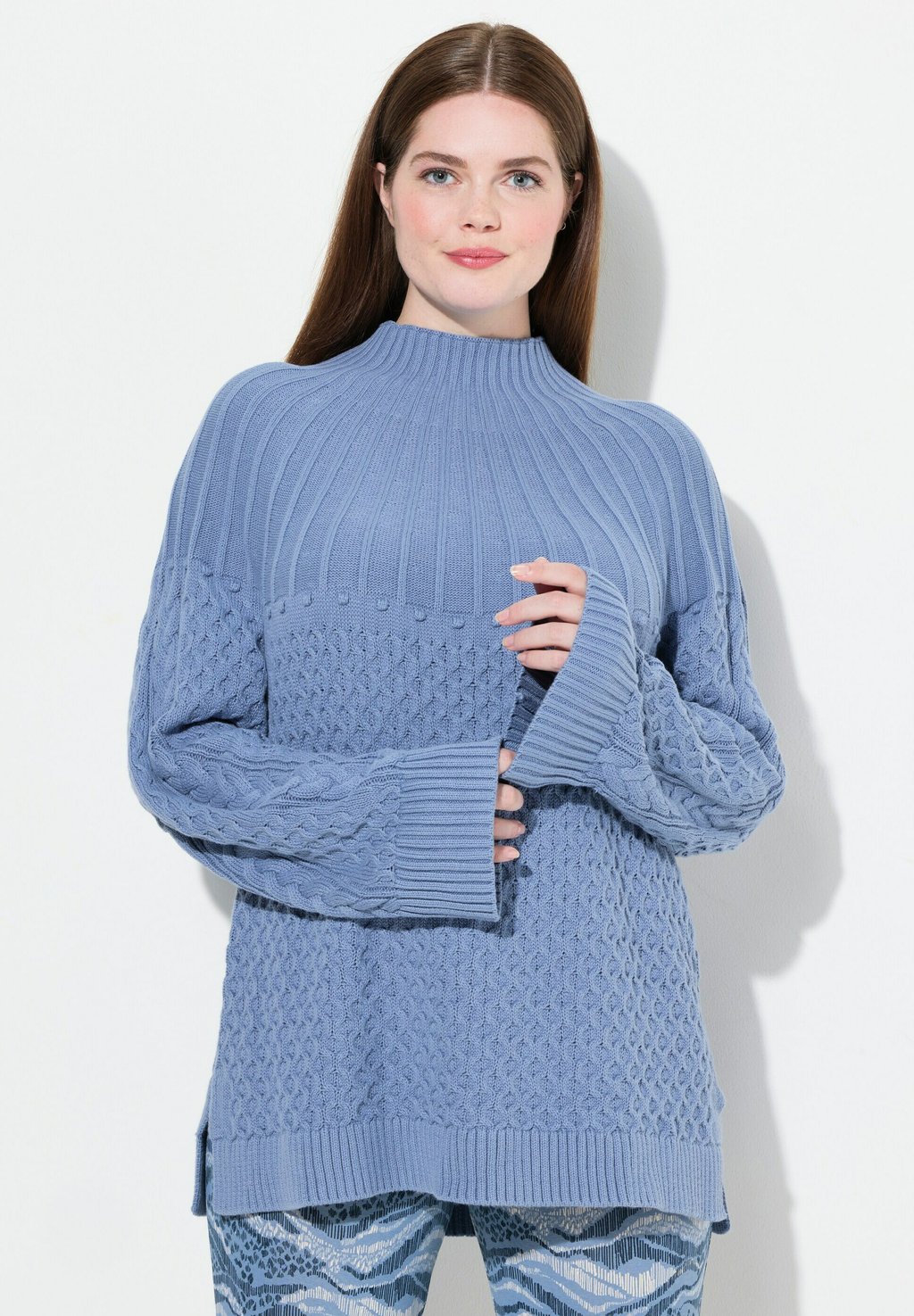 

Джемпер ECO TEXTURED Ulla Popken, деним