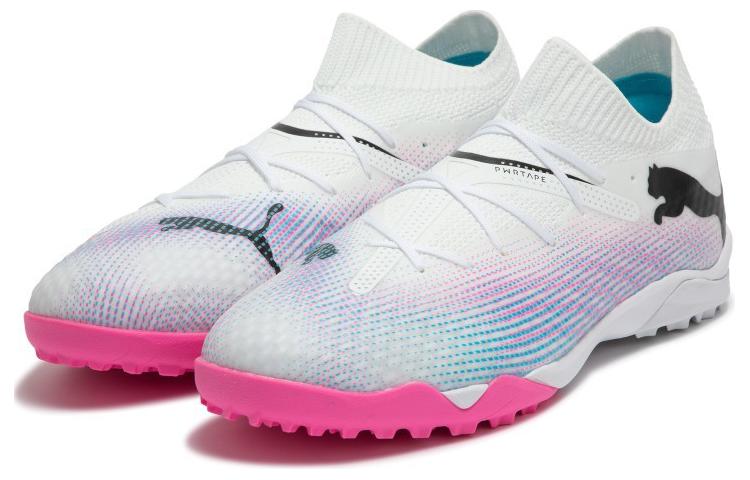 Футболка Future 7 Pro Cage 'Белый Розовый Фиолетовый' PUMA, Белый Розовый Черный — фото 4