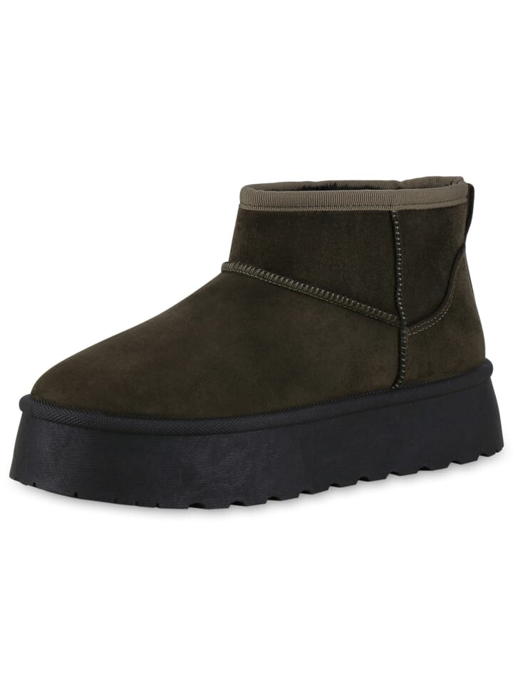 

Ботильоны VAN HILL Winter Boots Amelia, цвет olivgrün schwarz