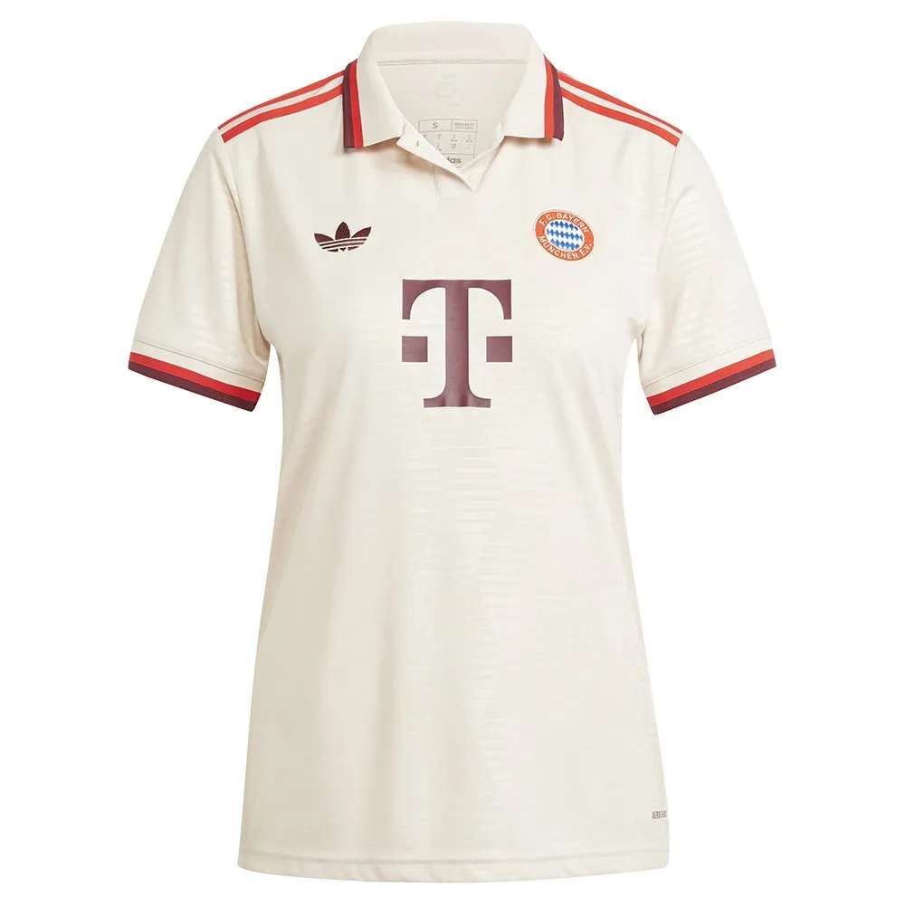Футболка с коротким рукавом adidas FC Bayern Munich 24/25 Third, бежевый — фото 3