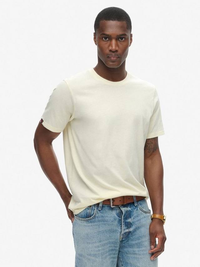 

Классическая незаменимая футболка Superdry, цвет Lightest Sky Cream