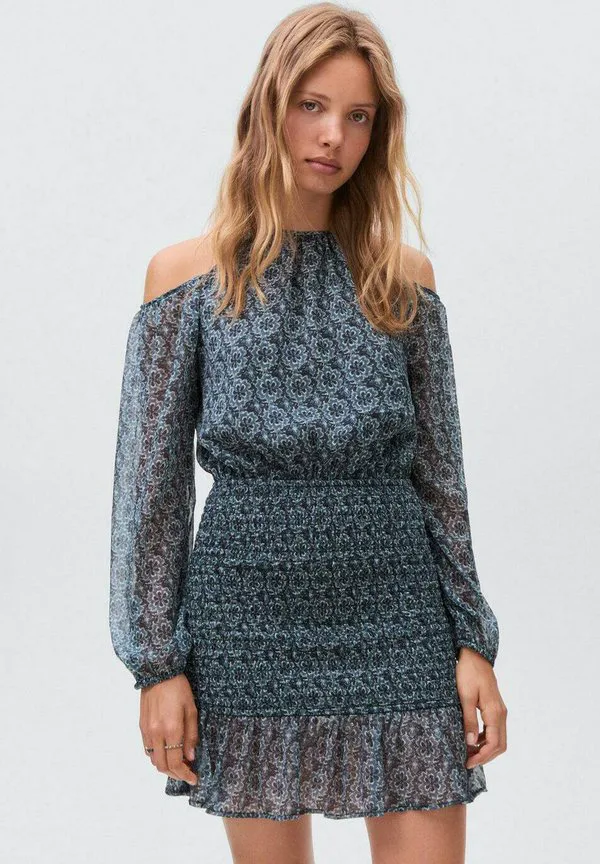 Платье для подростков на каждый день Mango Kids, Dark Blue — фото 2