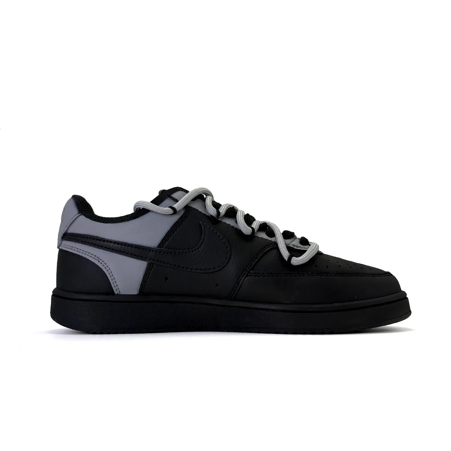 Кроссовки кеды Nike Court Vision Low серые — фото 3