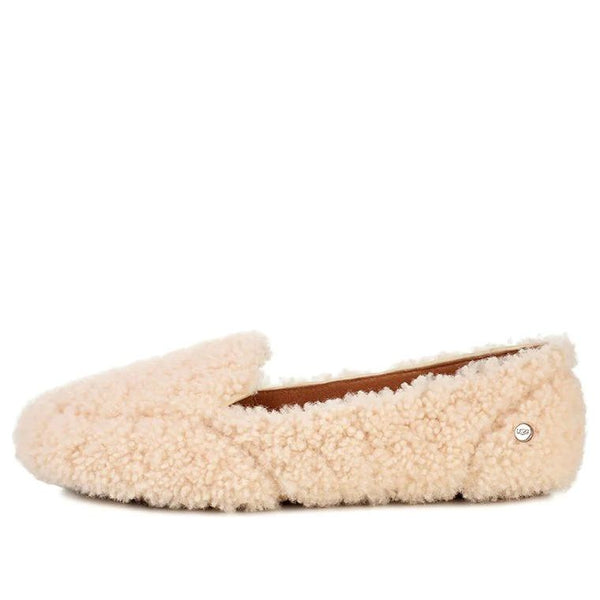 Тапочки hailey fluff loafer slip on Ugg, белый