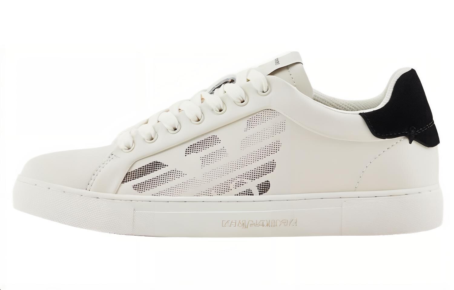 

Кроссовки EMPORIO ARMANI ASV Eagle-ebemllished Sneakers, белый