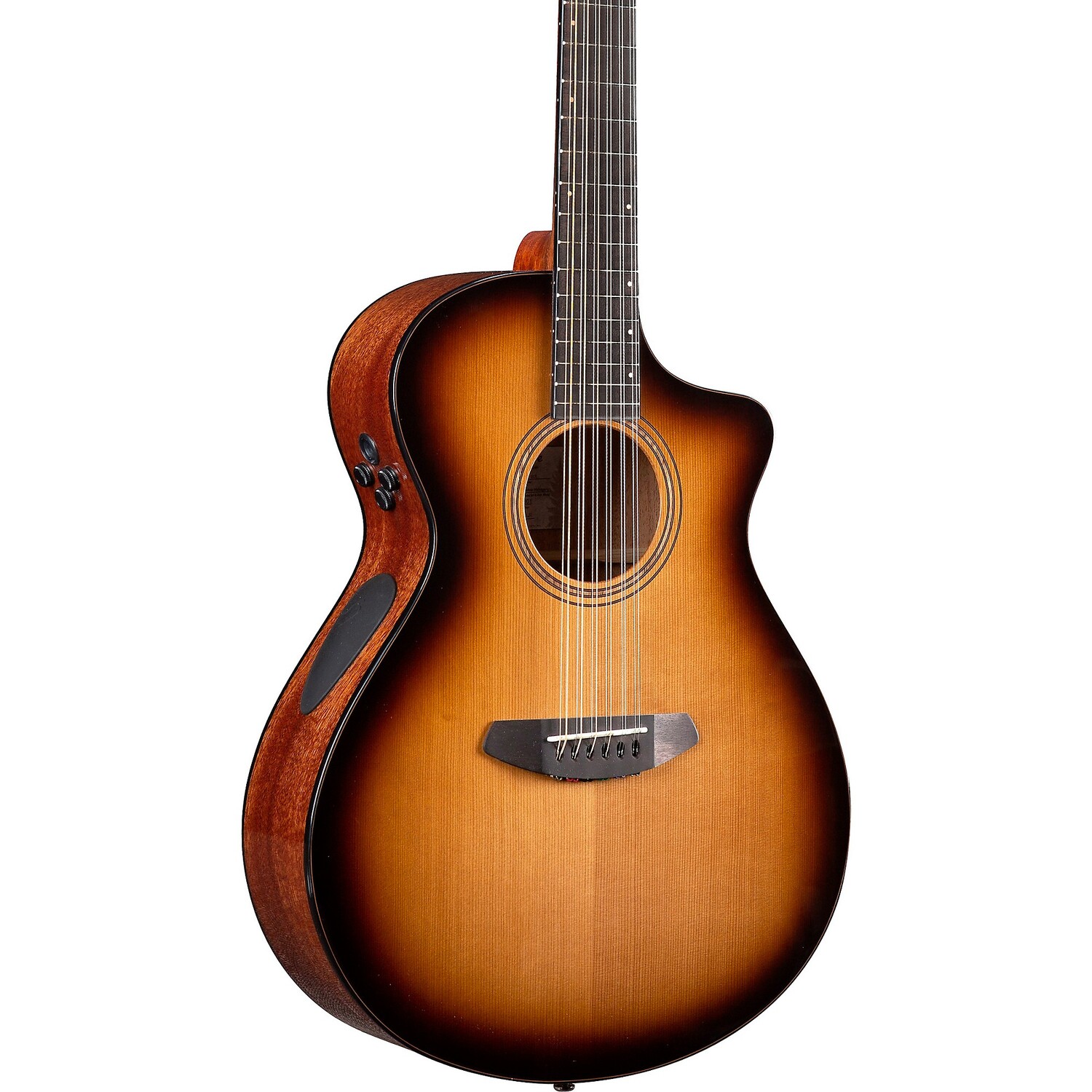 

Breedlove Organic Solo Pro CE Красный кедр-африканское красное дерево 12-струнная концертная акустическая-электрическая гитара Edge Burst