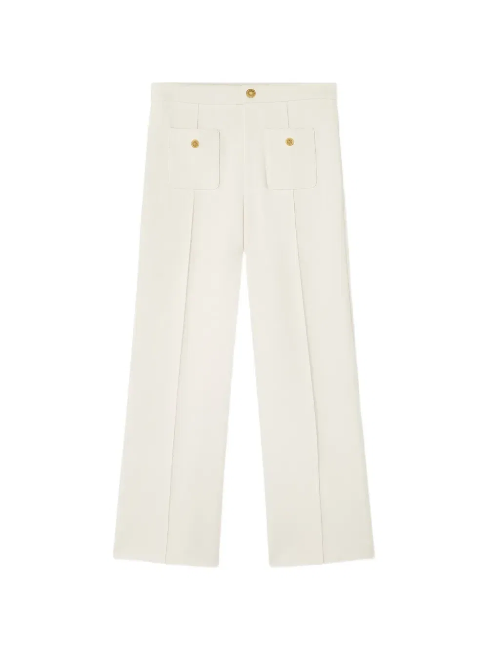 Детские брюки Milano-stitch Versace Kids, белый