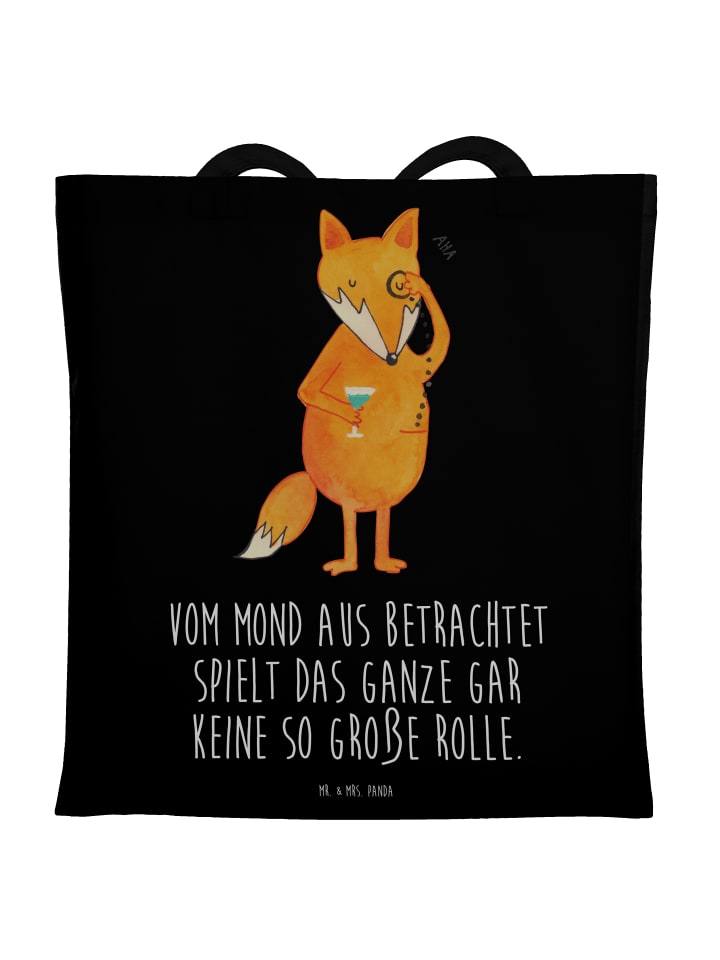 

Mr. & Mrs. Panda Сумка-шоппер Fuchs Lord с надписью, выполненной черным шрифтом