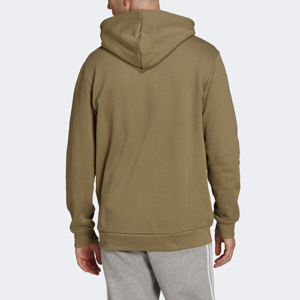 Толстовка Men's adidas originals Trefoil Hoody Large Logo Printing Sports Green, зеленый — фото 4