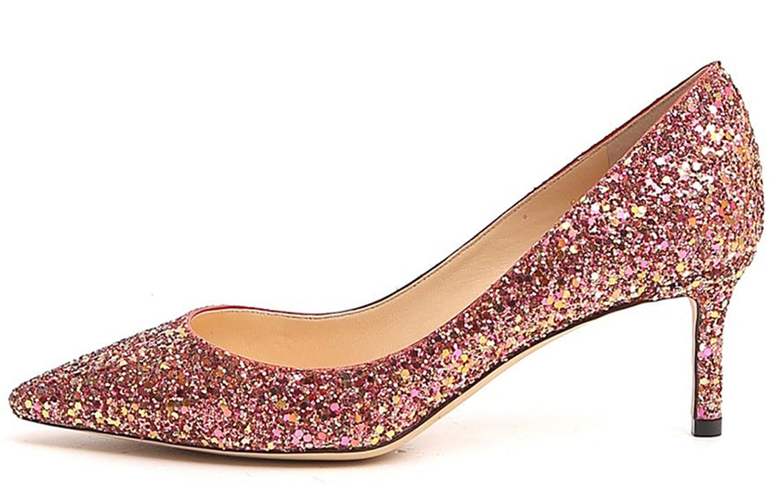Jimmy Choo Туфли ROMY на тонком каблуке, высота 6 см, женские, красные