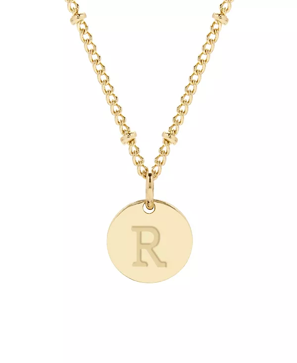 

Подвеска Madeline с инициалом, покрытая 14-каратным золотом Brook & York, gold-r