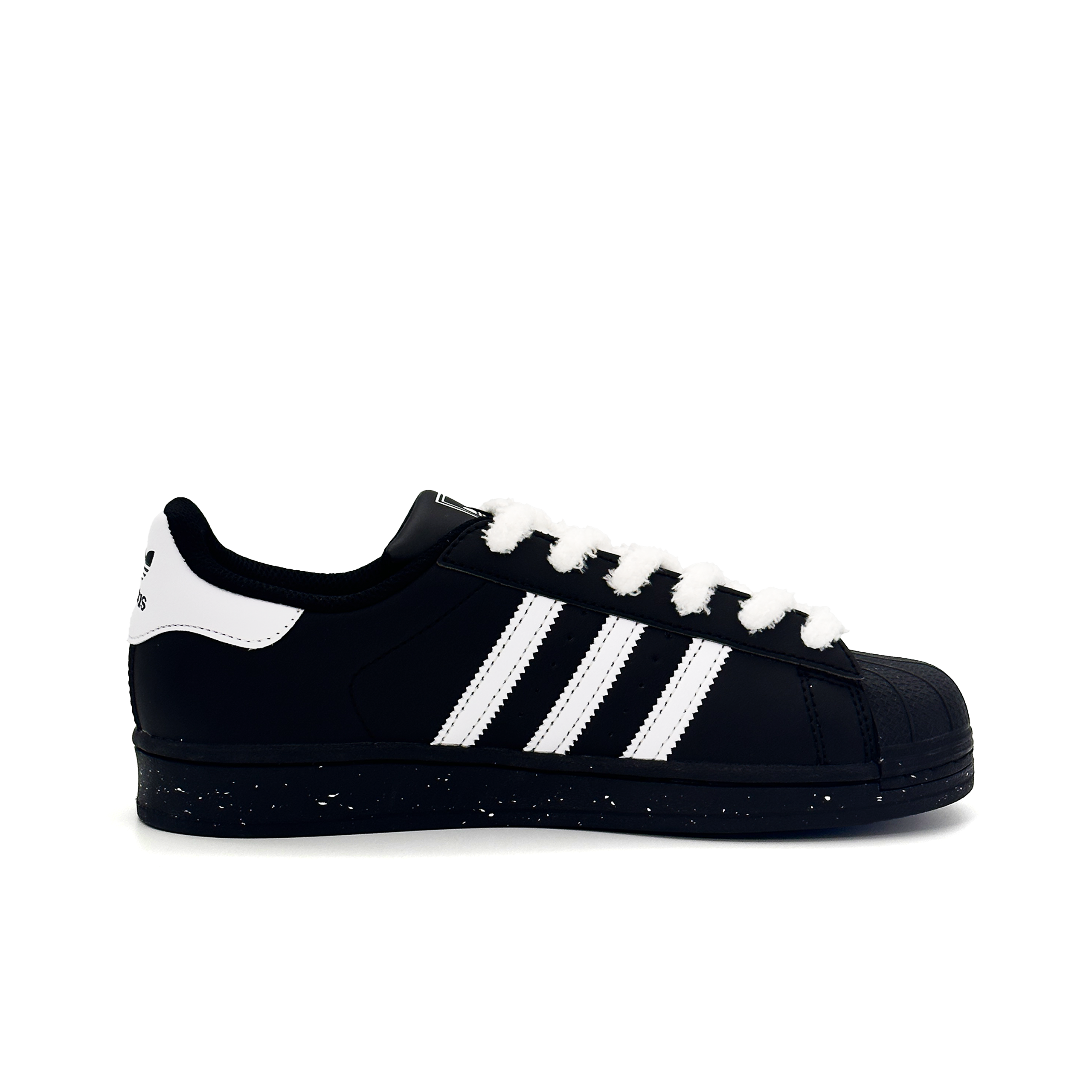 Adidas Originals Superstar 2 Paper Pasted Glutinous Dog Abrasion Resistant Low top Kids' Skateboarding Shoes Black — фото 3