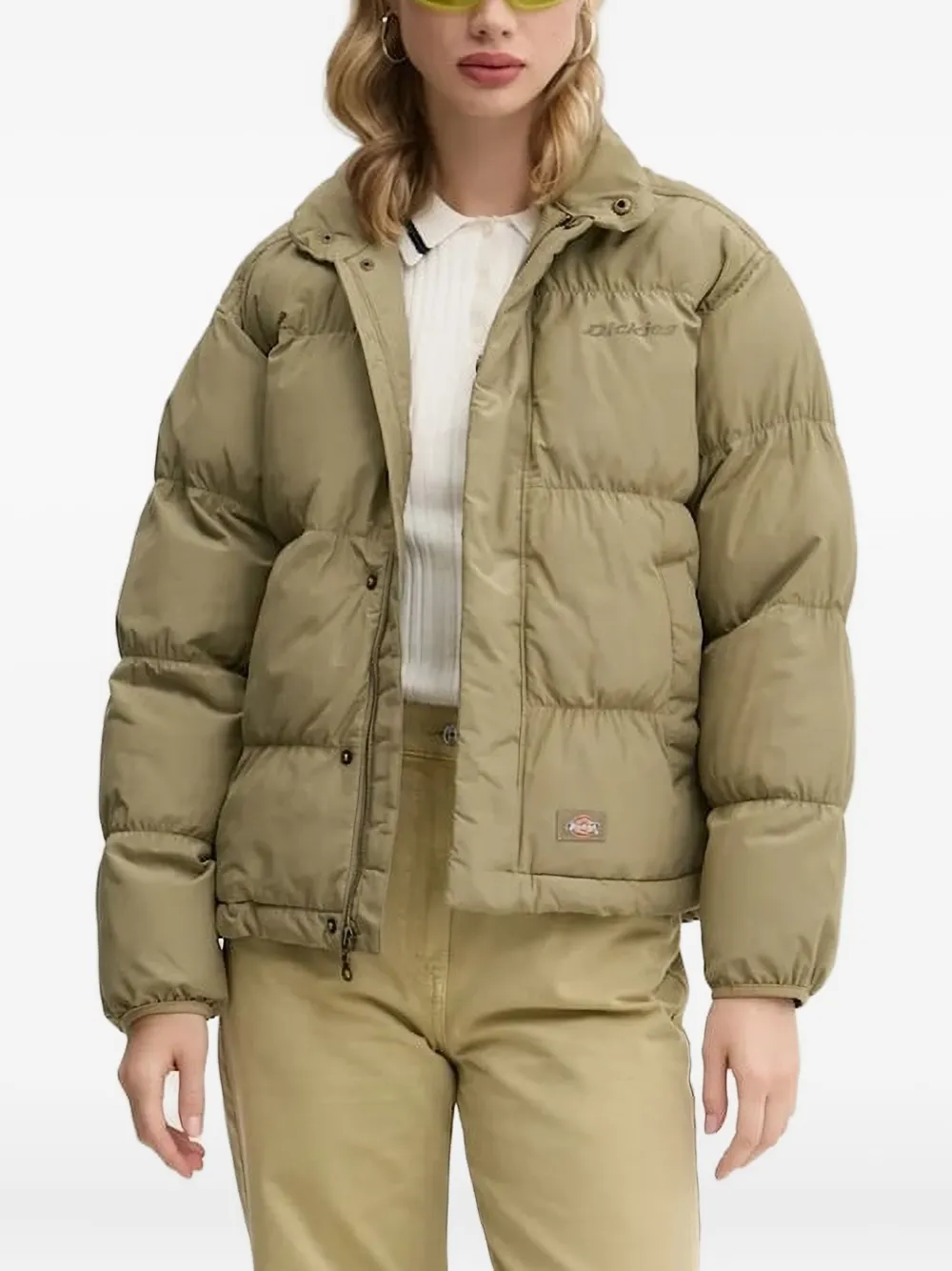 

Стеганая куртка-пуховик Dickies, зеленый