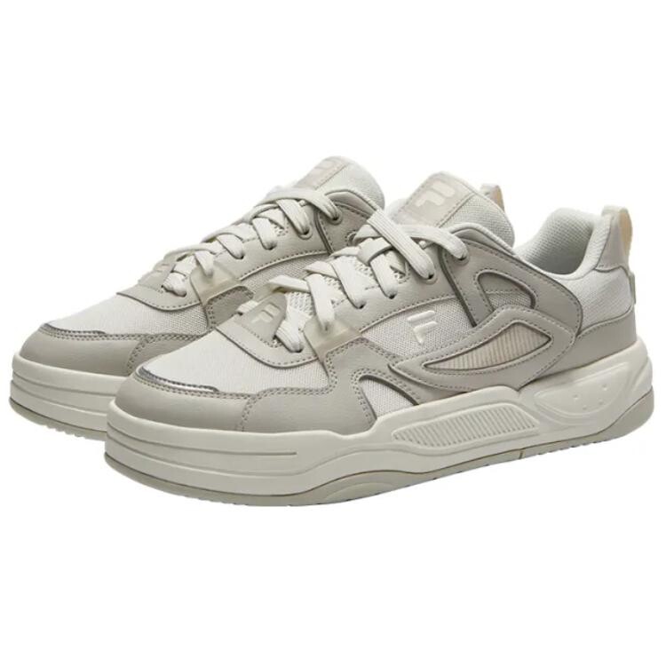Кроссовки FILA FUSION BANK II Skateboarding Shoes Men Low-top Foggy Grey/Moon Grey, светло-серый — фото 3