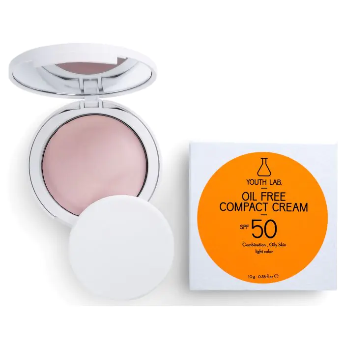 

Солнцезащитный крем oil free compact cream protección solar con color Youth Lab, цвет medium