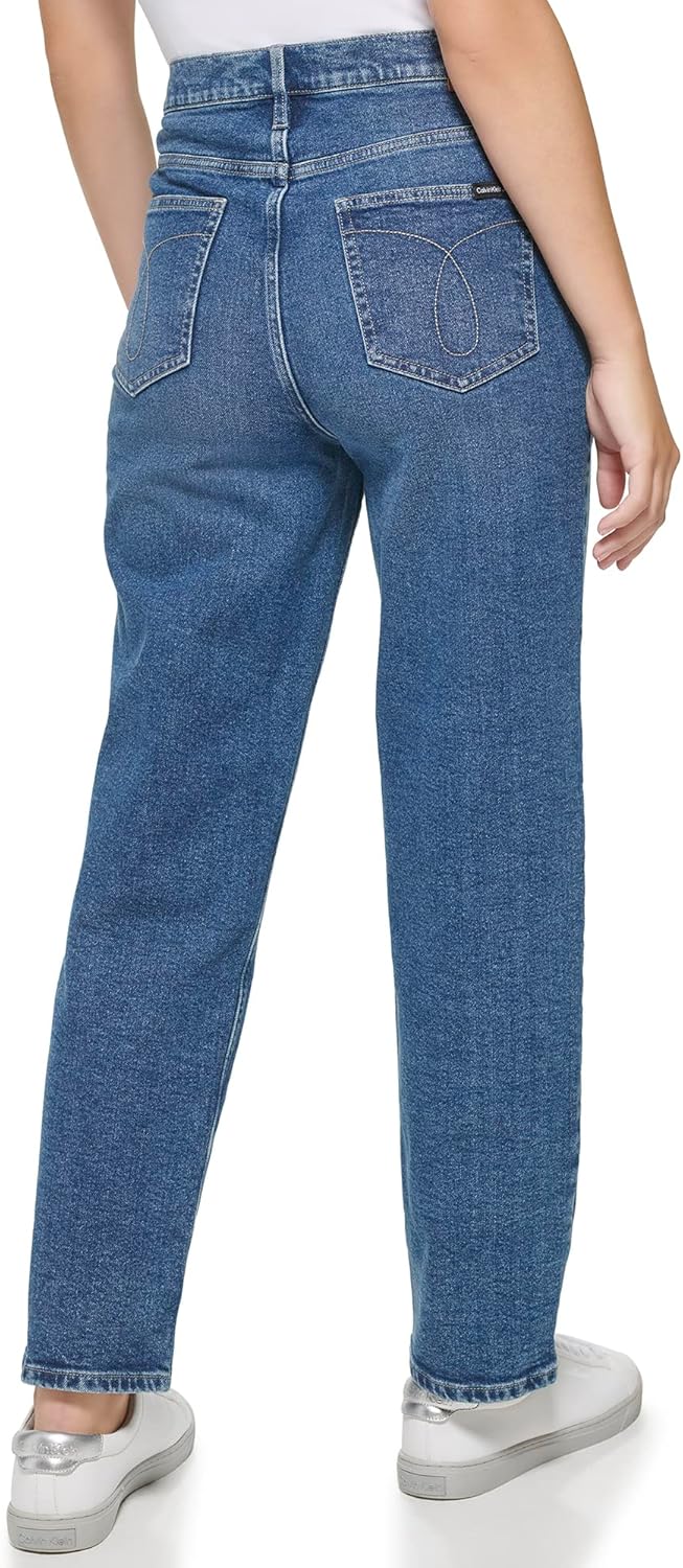Женские джинсы Calvin Klein Jeans с высокой посадкой и широкими штанинами, Marrakesh — фото 4