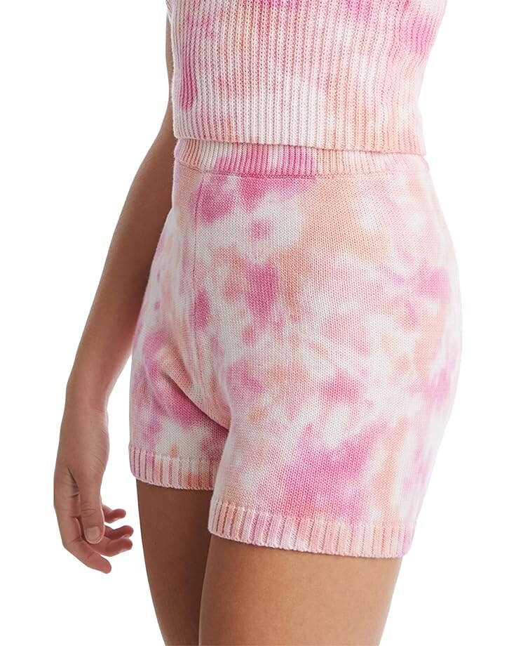 

Шорты Juicy Couture Ribbed Waist Sweater Shorts, цвет Lavender Lipstick Combo