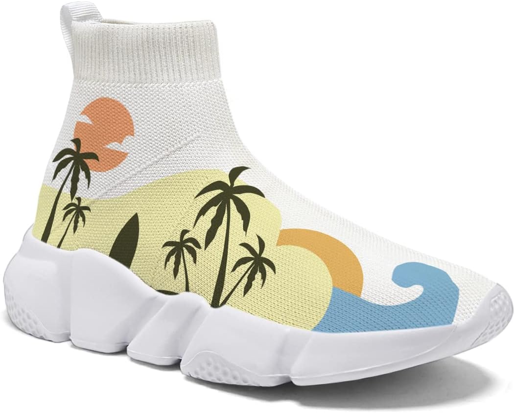 

Мужские модные кроссовки Hetios для отпуска у моря, цветные повседневные носочные кроссовки, Beach Holiday - Saturday