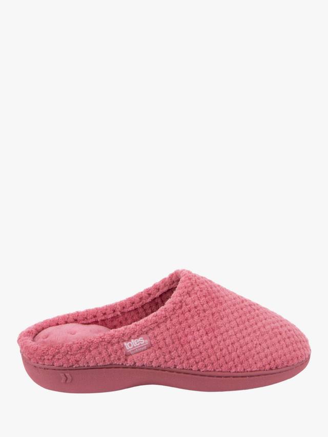 Женские тапочки из махрового мула isotoner для попкорна totes, цвет Bright Pink