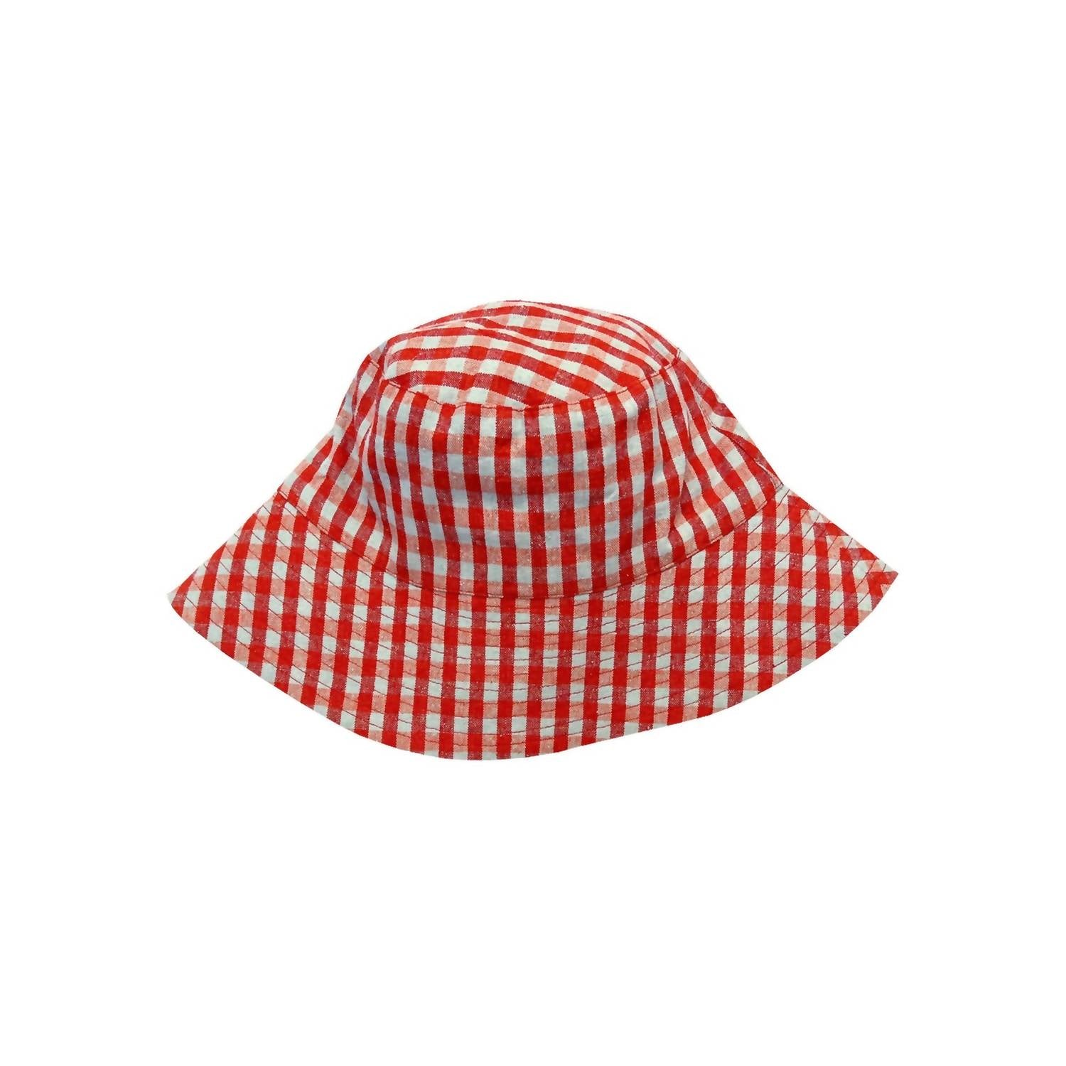 

Женская панама в клетку маков/ледяного цвета ALI GOLDEN, цвет poppy/ice gingham