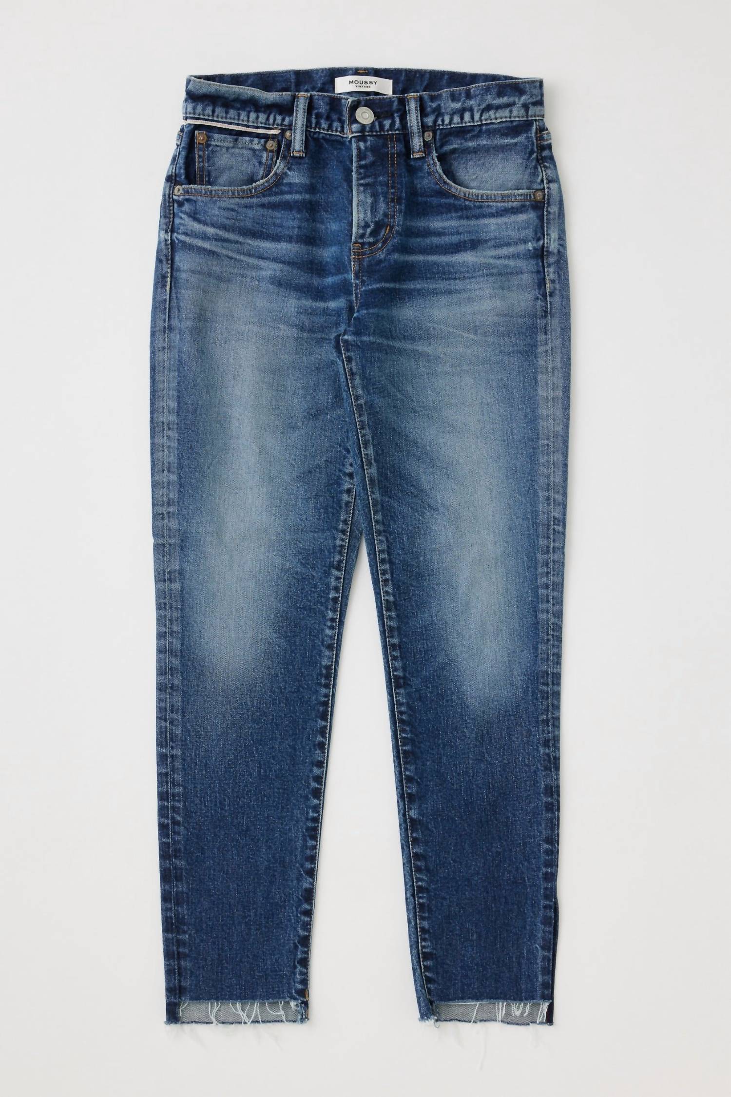 

Винтажные джинсы Bennington синего цвета Moussy