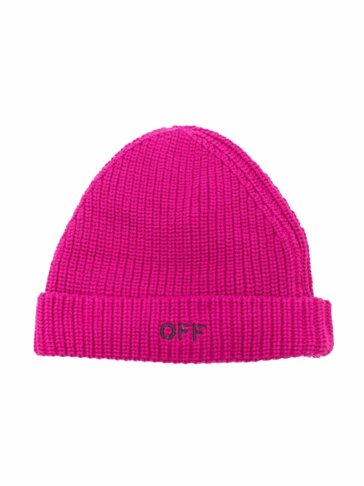 

Off-White Kids шапка бини с логотипом, розовый