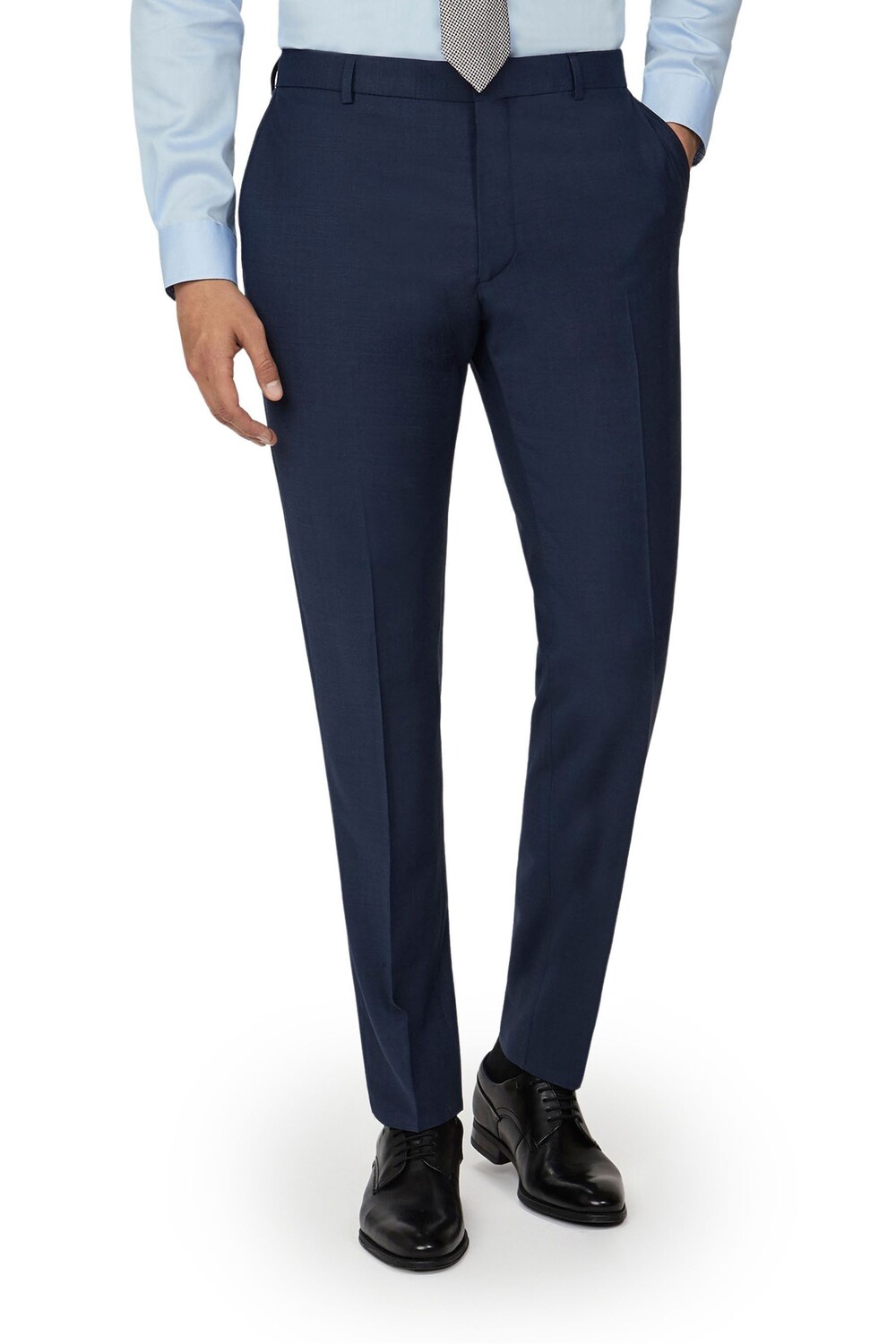 

Синие костюмные брюки-панама узкого кроя Ted Baker Premium Ted Baker, синий