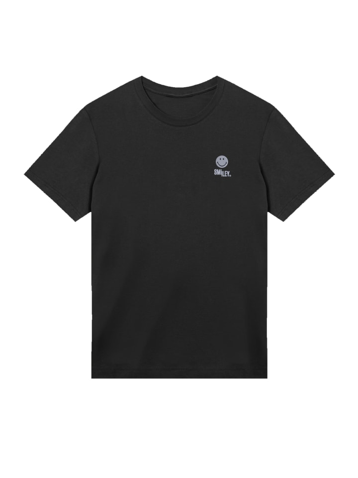 

Футболка с надписью Smiley Split светлая, вышитая черным цветом F4NT4STIC, Черный, Футболка с надписью Smiley Split светлая, вышитая черным цветом F4NT4STIC