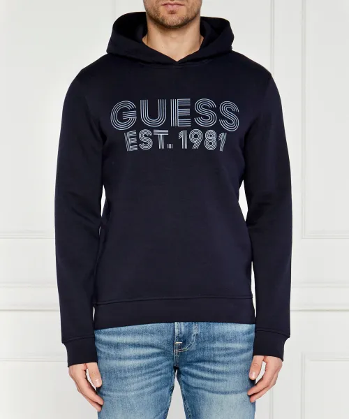 

Толстовка Regular fit Guess Jeans, синий