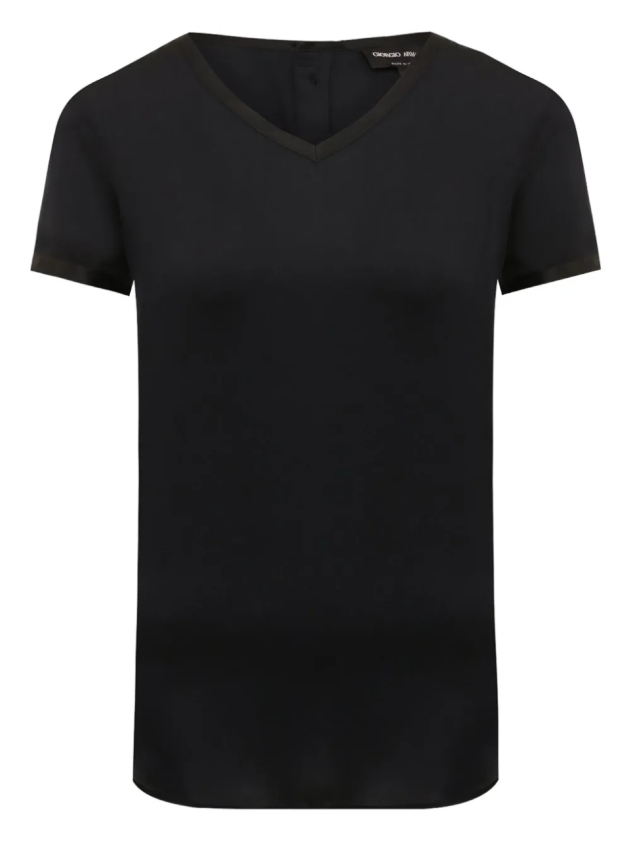 

Футболка из хлопка Giorgio Armani, черный