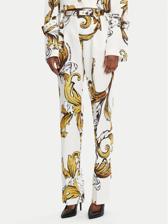 

Брюки прямого кроя 78HAA111 Versace Jeans Couture, белый