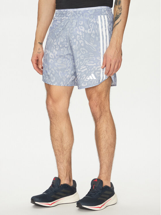 

Спортивные шорты обычного кроя Own the Run 3-Stripes JD7769 Adidas, синий