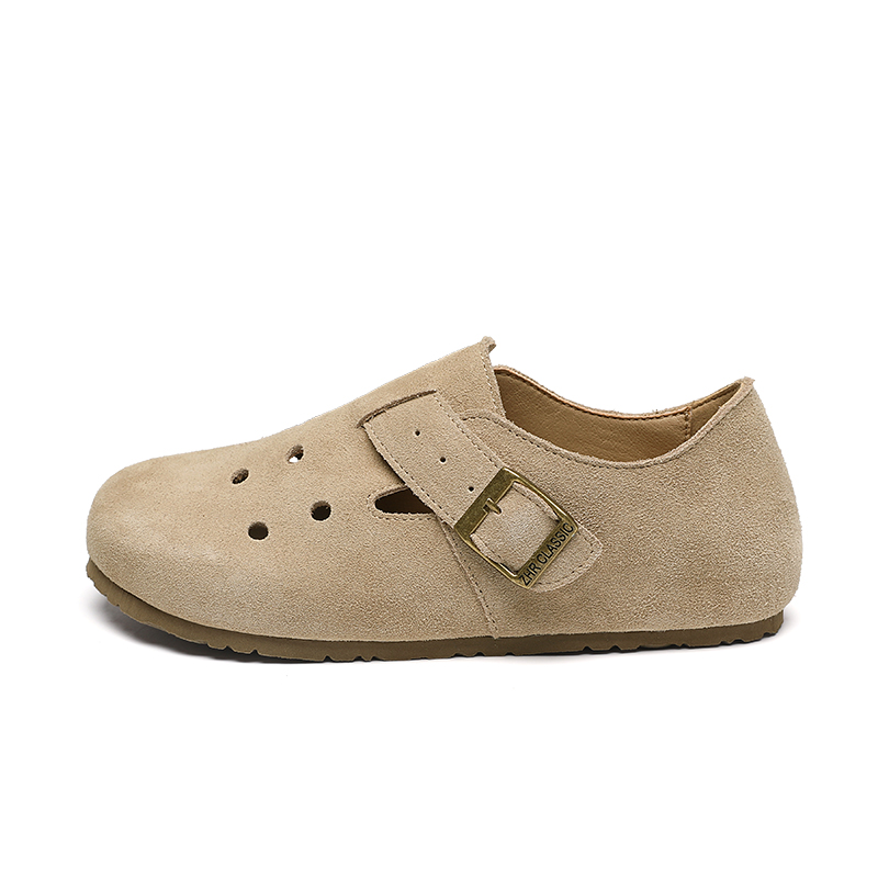 ZHR Женские повседневные туфли-лодочки - тёмный хаки, цвет Dark Khaki — фото 3