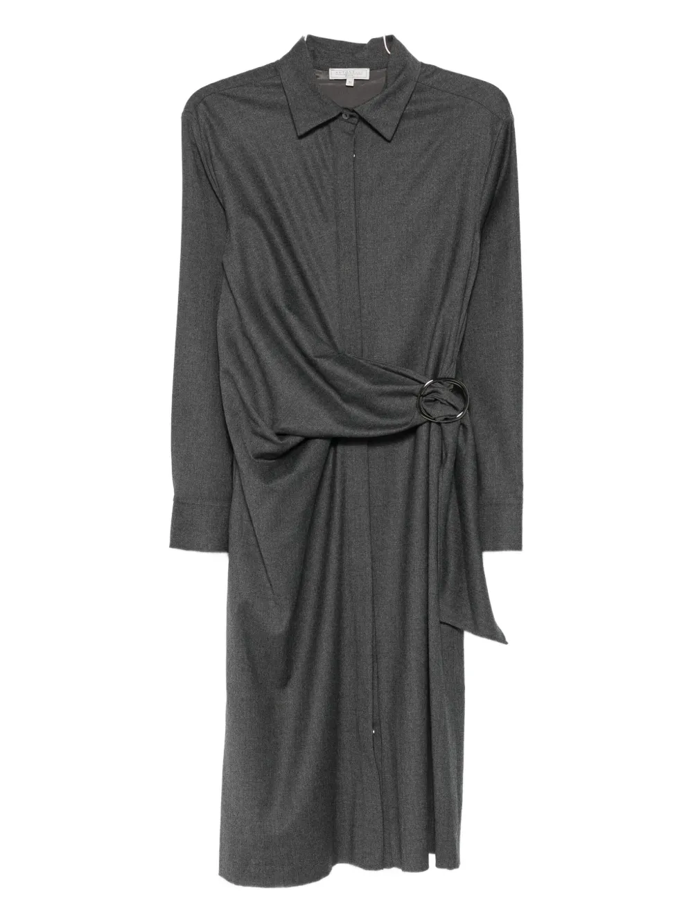 

Платье с пряжками Antonelli, серый