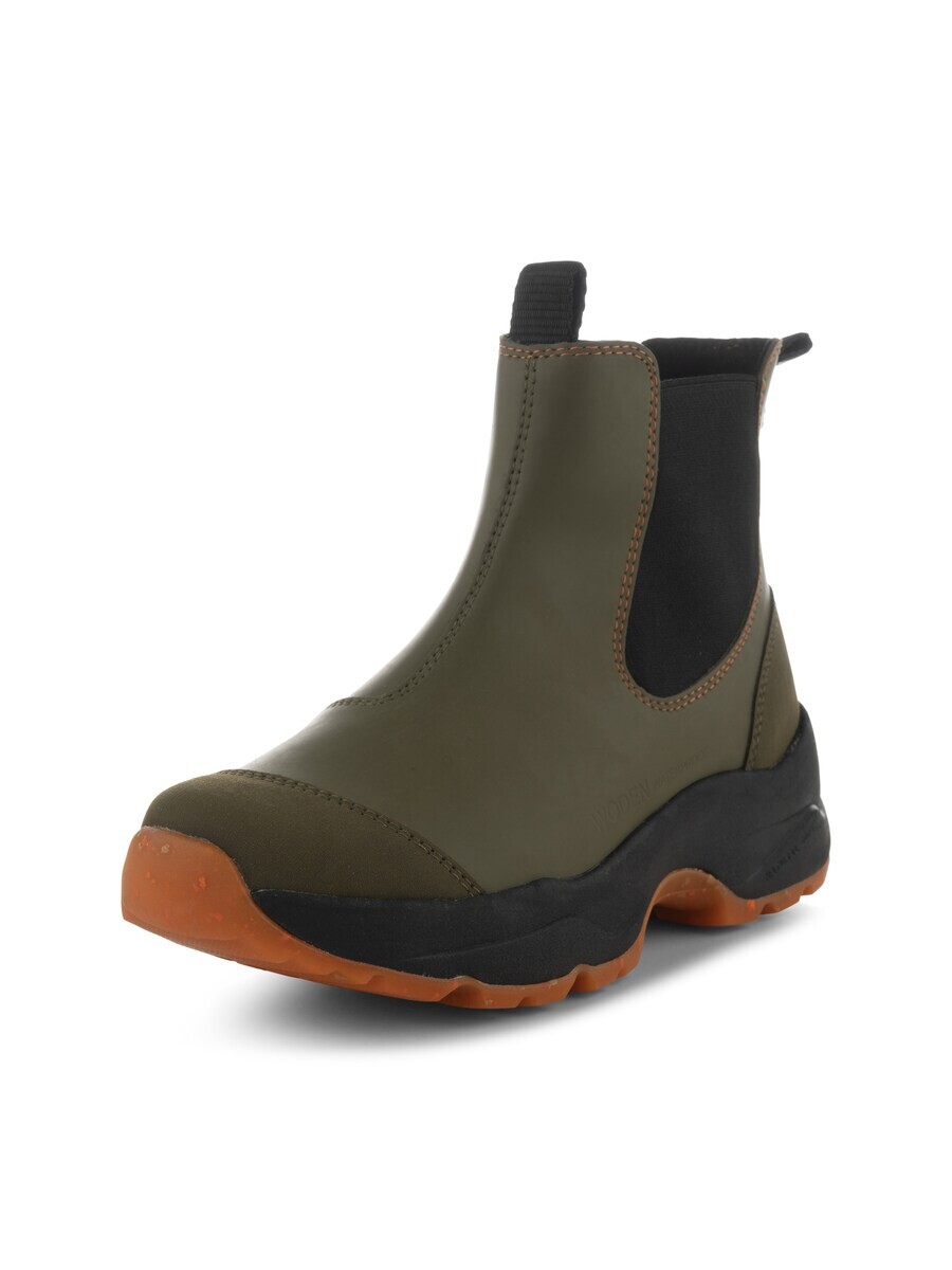 Ботинки челси WODEN Chelsea Boots Siri, цвет khaki/dark green