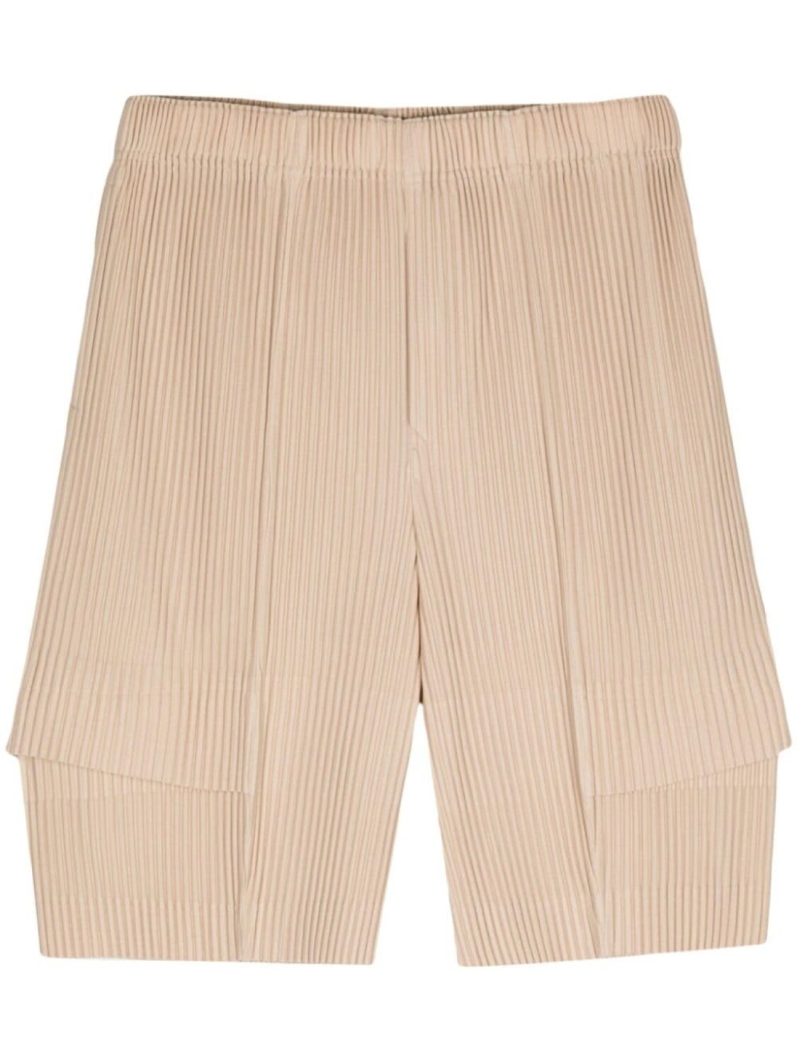 

Homme Plissé Issey Miyake плиссированные шорты Cargo, нейтральный цвет