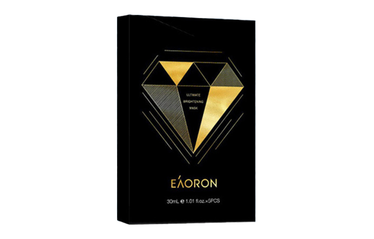Eaoron Маска для лица Premium Brightening Black Diamond осветляющая увлажняющая 5 шт/10 шт/15 шт — фото 2