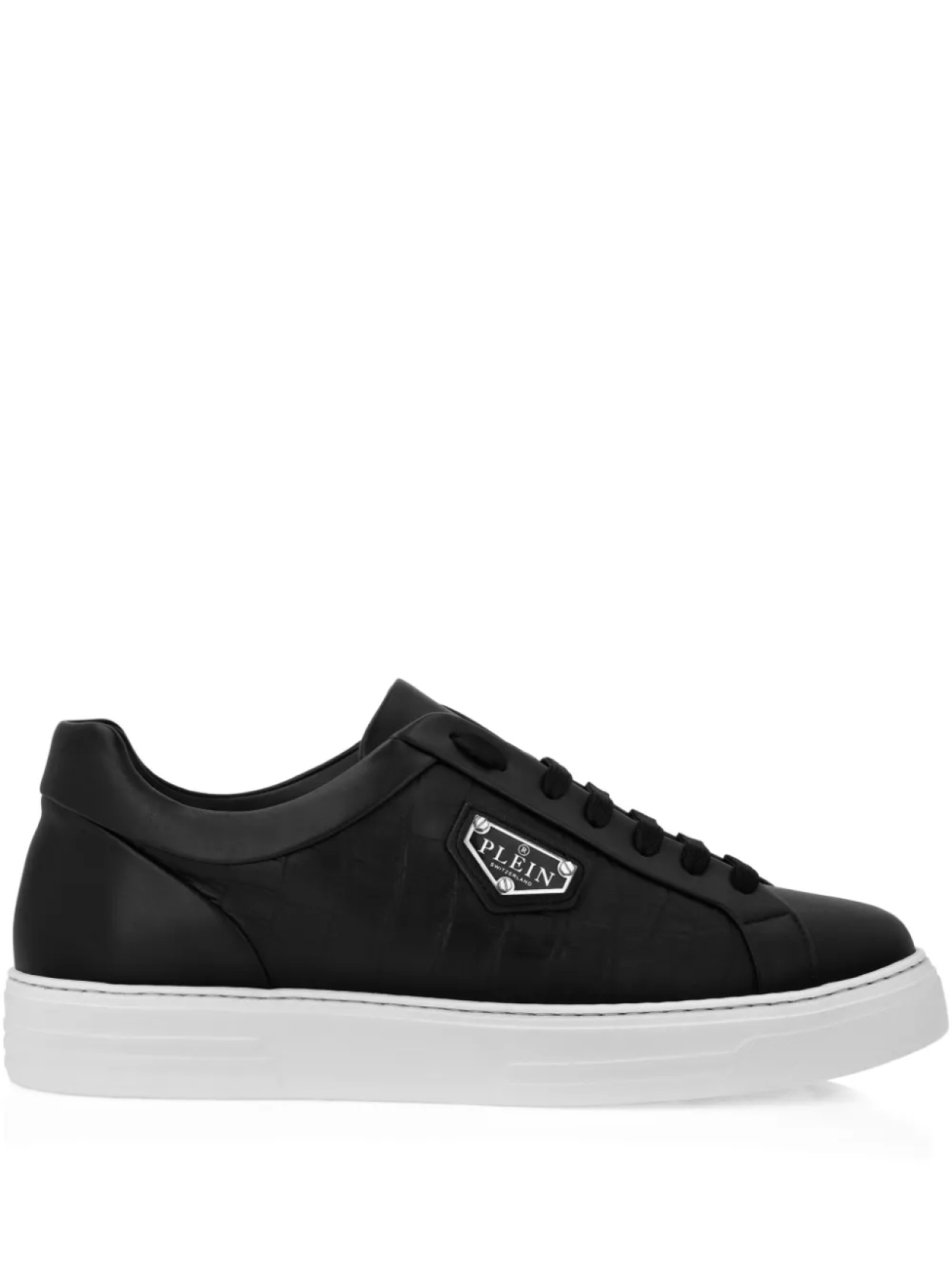 

Кожаные кроссовки Philipp Plein, черный