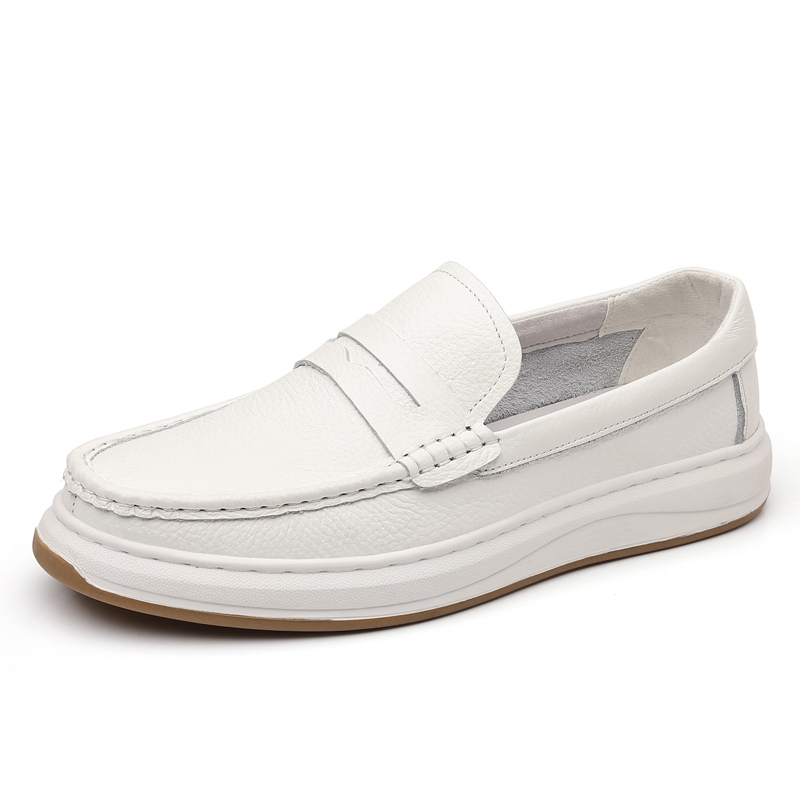 

Повседневные кожаные туфли мужские с низким верхом Product B, White