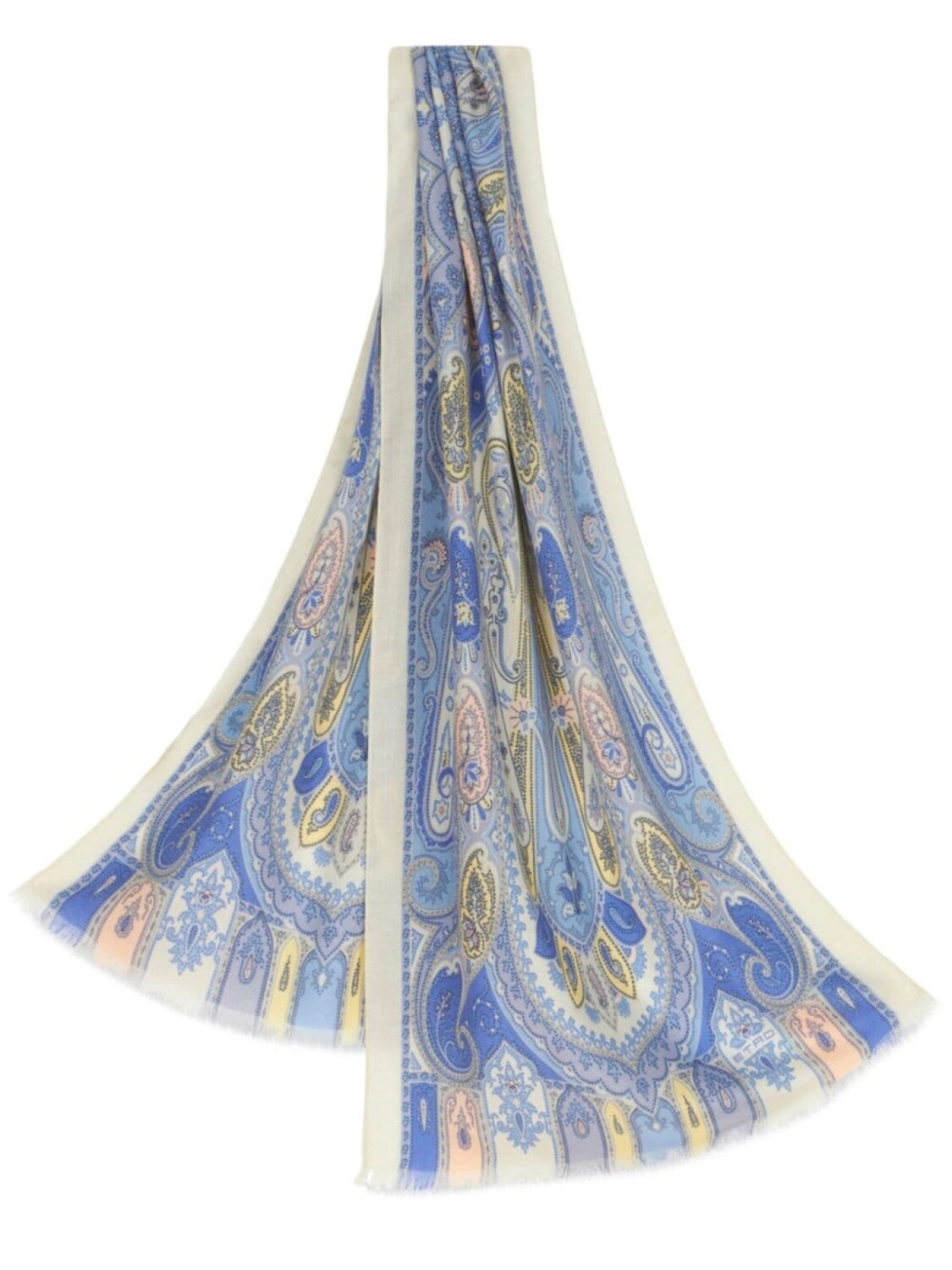 

ETRO шарф с принтом пейсли, синий