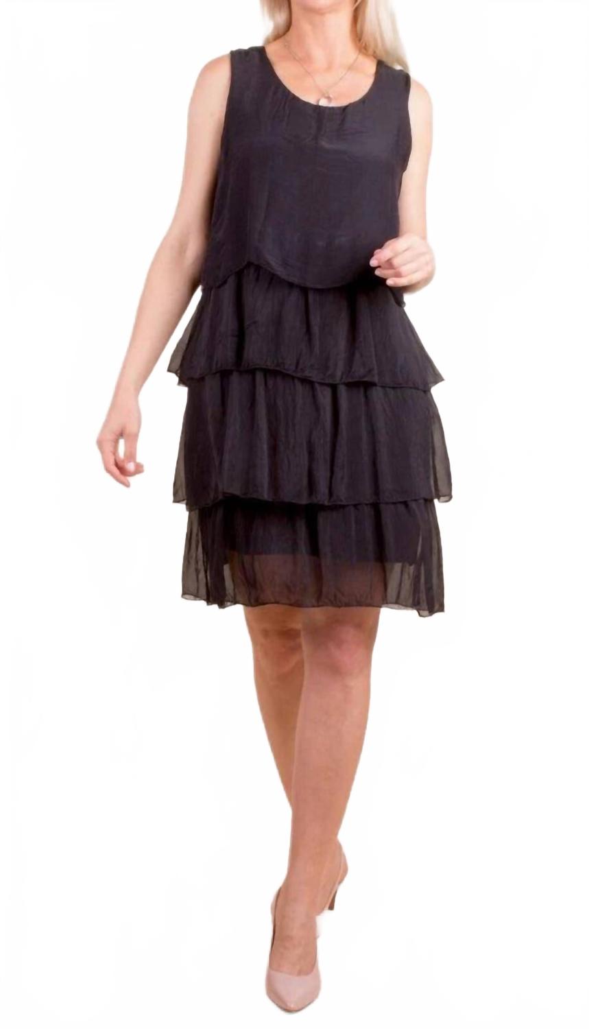 

Платье Sora из черного шелка GIGI MODA