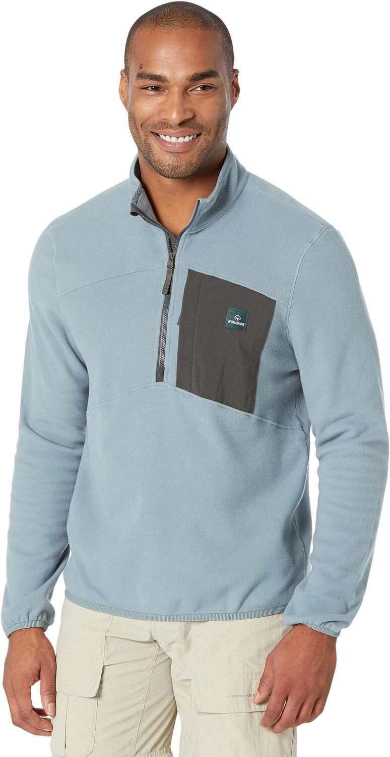 

Толстовка Wolverine Wilderness 1/4 Zip Fleece, цвет Slate Blue