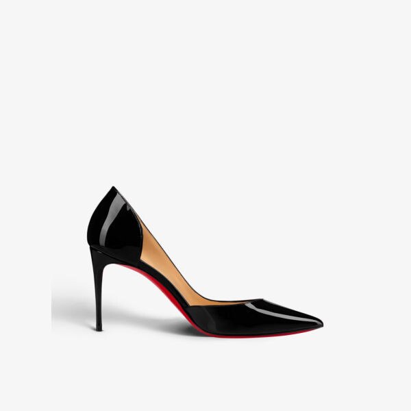 Корты Iriza 85 из лакированной кожи Christian Louboutin, черный