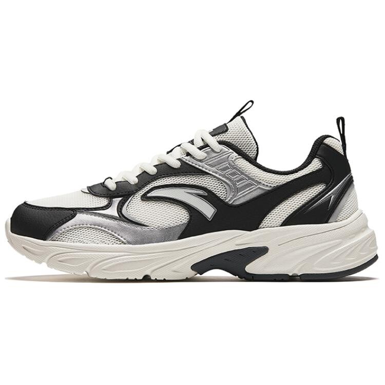 

Кроссовки ANTA Lifestyle Shoes Men Low-top White/black/silver, слоновая кость/черный